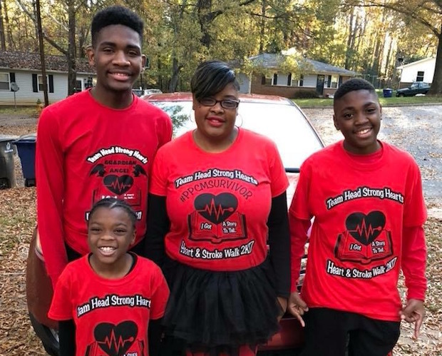 Cheyne Gray, Cherron Gilmore, Gian Gilmore and Khori Gilmore.