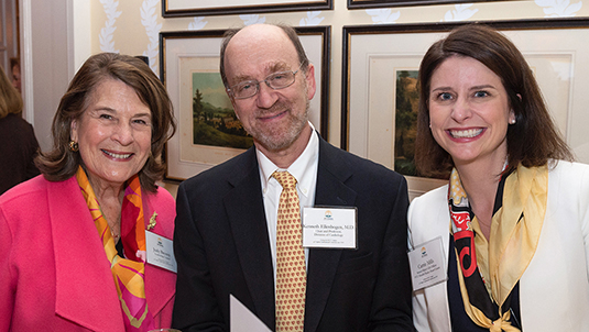 Judy Brown, Dr. Kenneth Ellenbogen and Carrie Mills